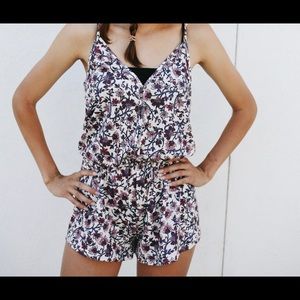 Staring at Stars Floral Romper